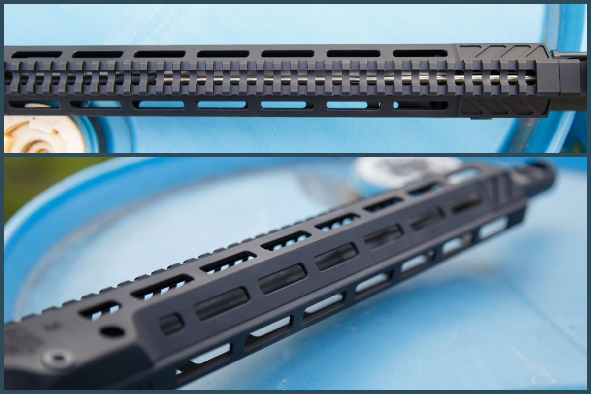 handguard detail on Diamondback DB-15 Diamond Series rifle