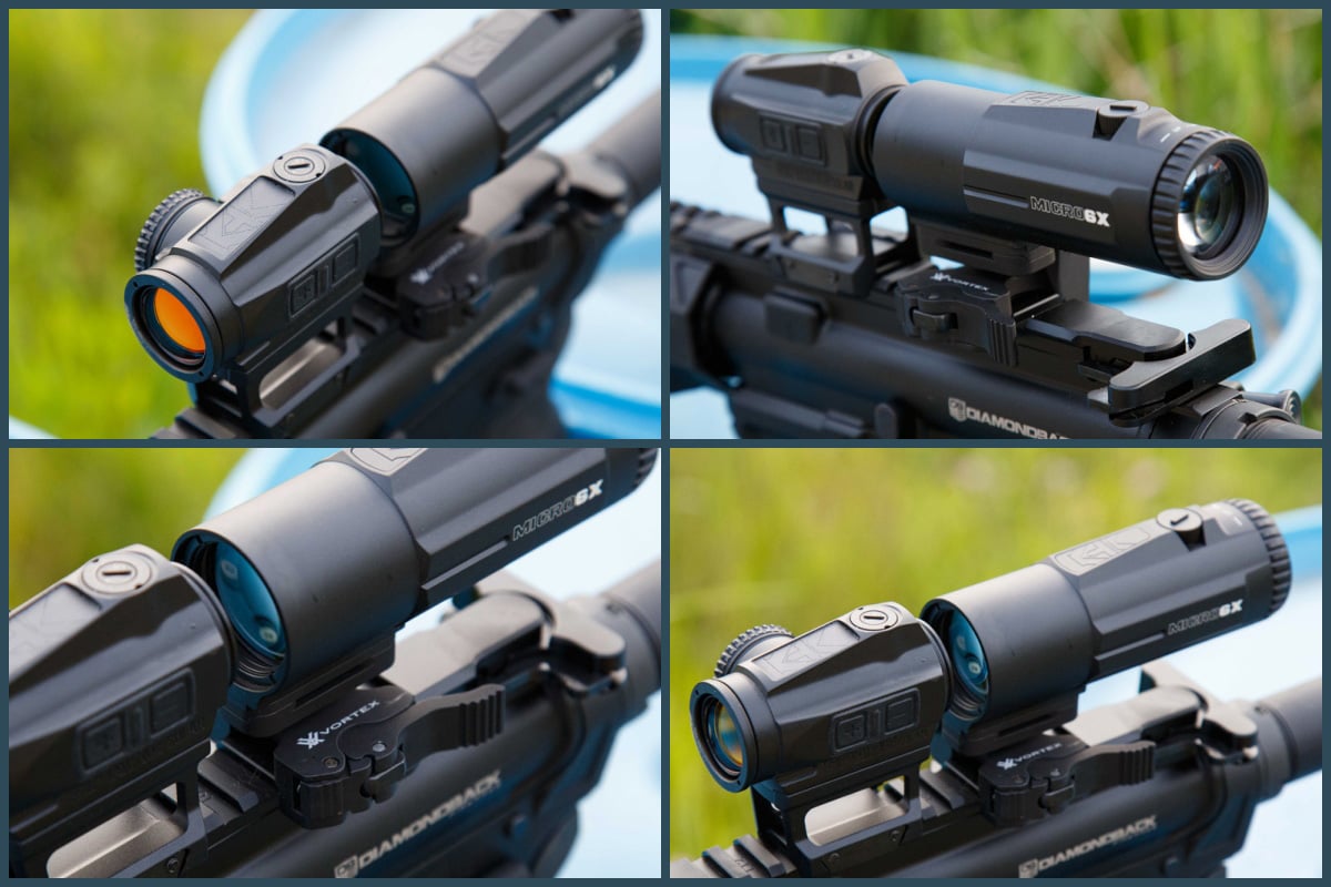Vortex Sparc and magnifier on Diamondback DB-15 Diamond Series rifle