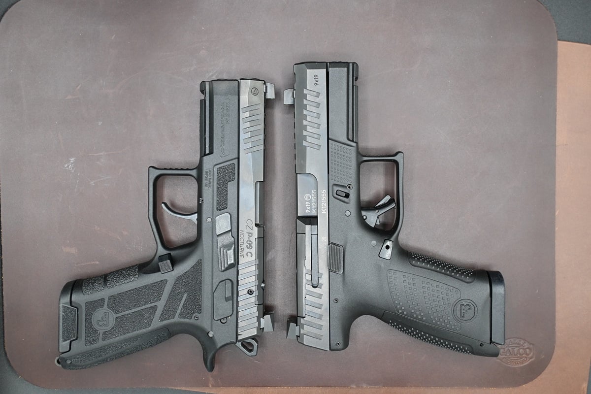 The double-action/single-action CZ P-09C Nocturne
