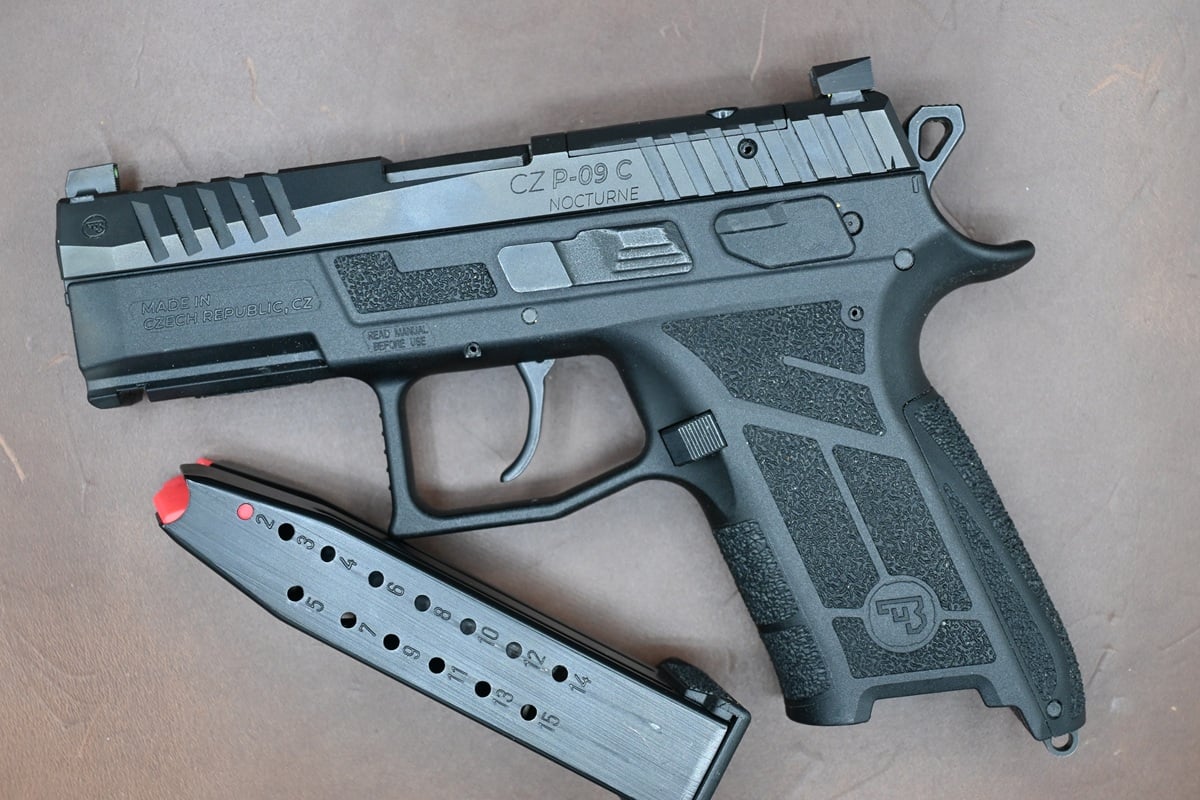 The double-action/single-action CZ P-09C Nocturne