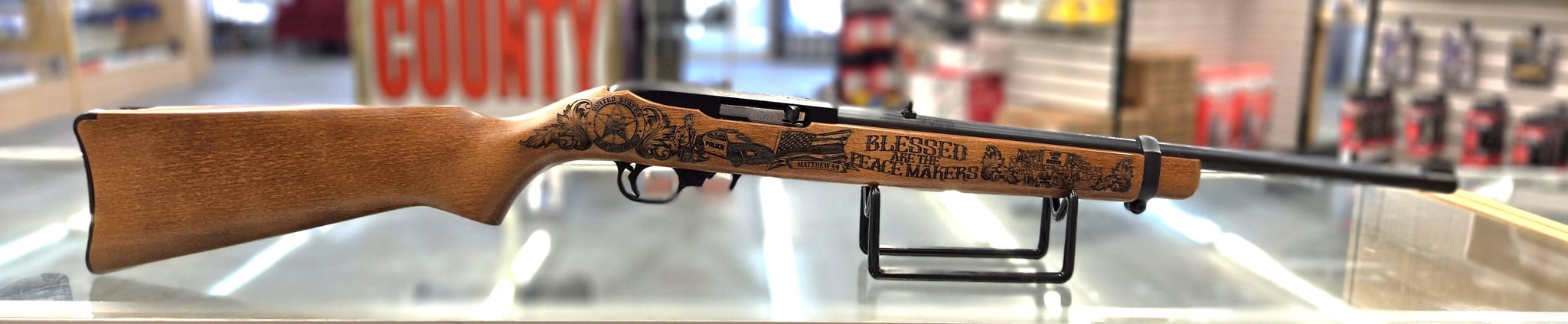RUGER 10/22 Trump President's Proof Back The Blue .22 lr