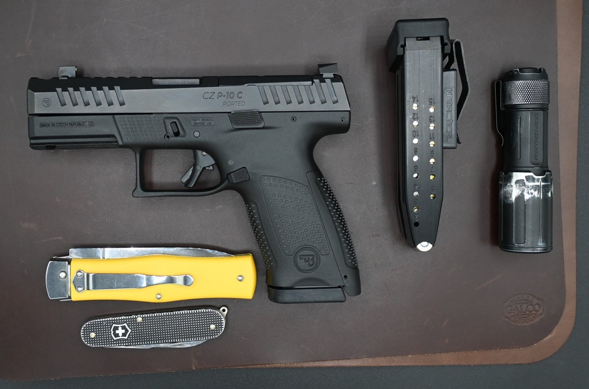 CZ P-10 C Ported Optics-Ready Compensated 9mm Pistol