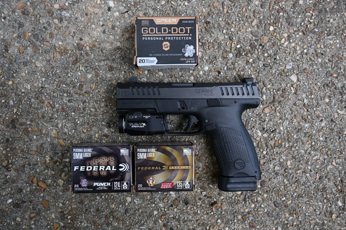 CZ P-10 C Ported Optics-Ready Compensated 9mm Pistol