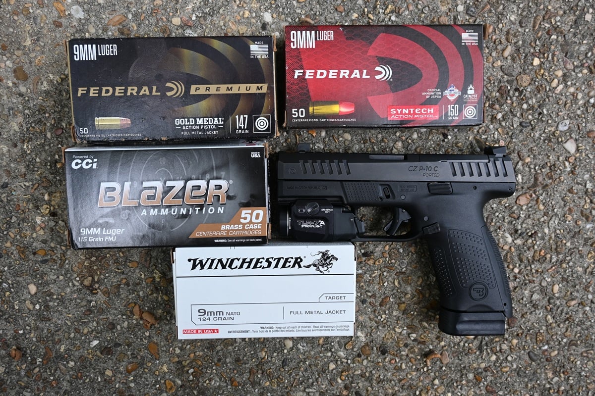 CZ P-10 C Ported Optics-Ready Compensated 9mm Pistol