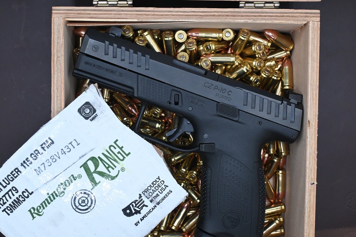 CZ P-10 C Ported Optics-Ready Compensated 9mm Pistol