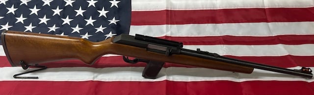 MARLIN MODEL 9 walnut stock and hooded ramp front sight