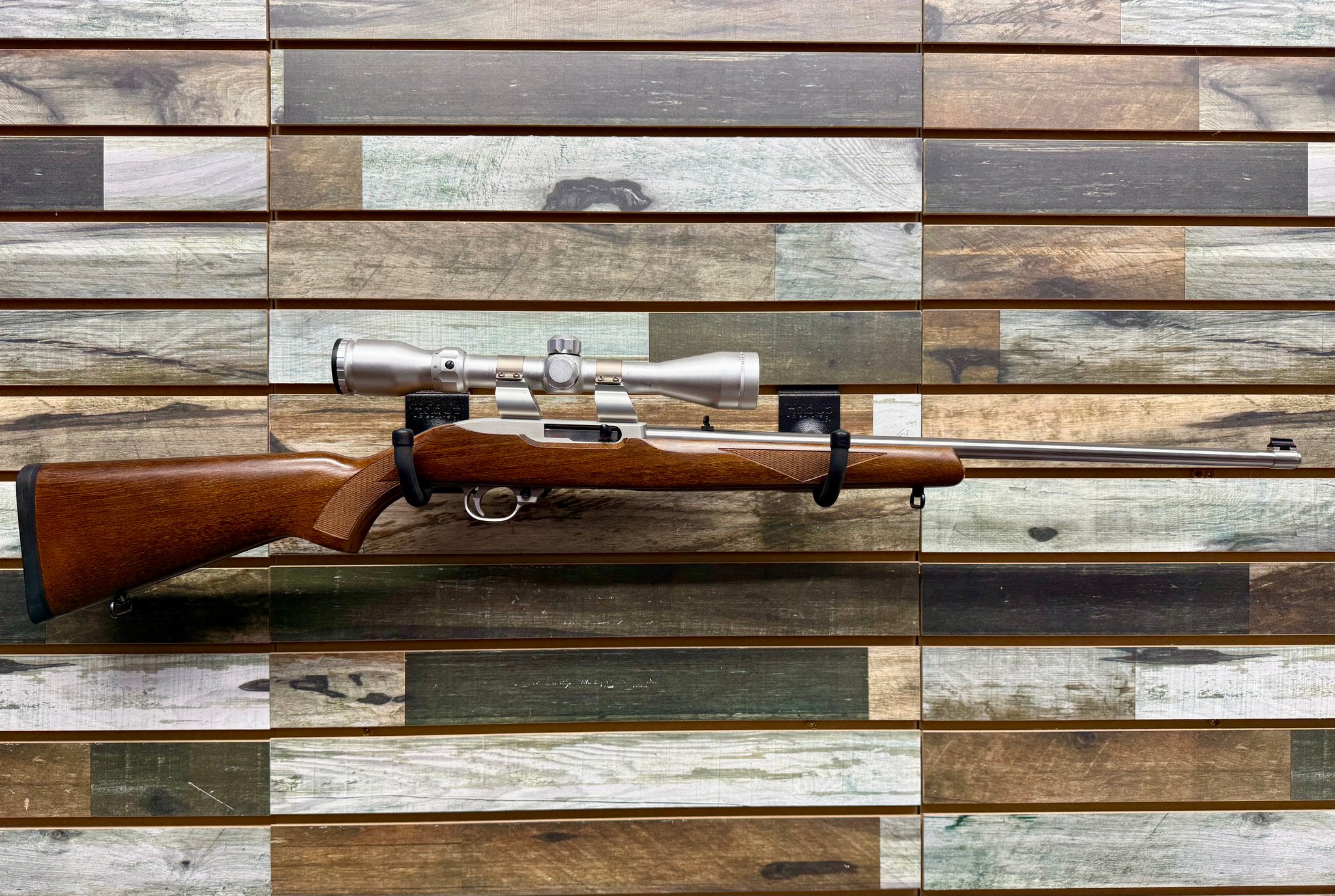 RUGER 10/22 right-side profile with Redhead scope