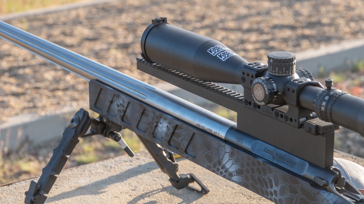 scope mounted on ELR rifle
