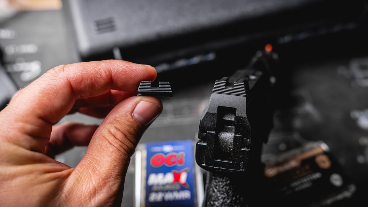 Walther WMP extra rear sight
