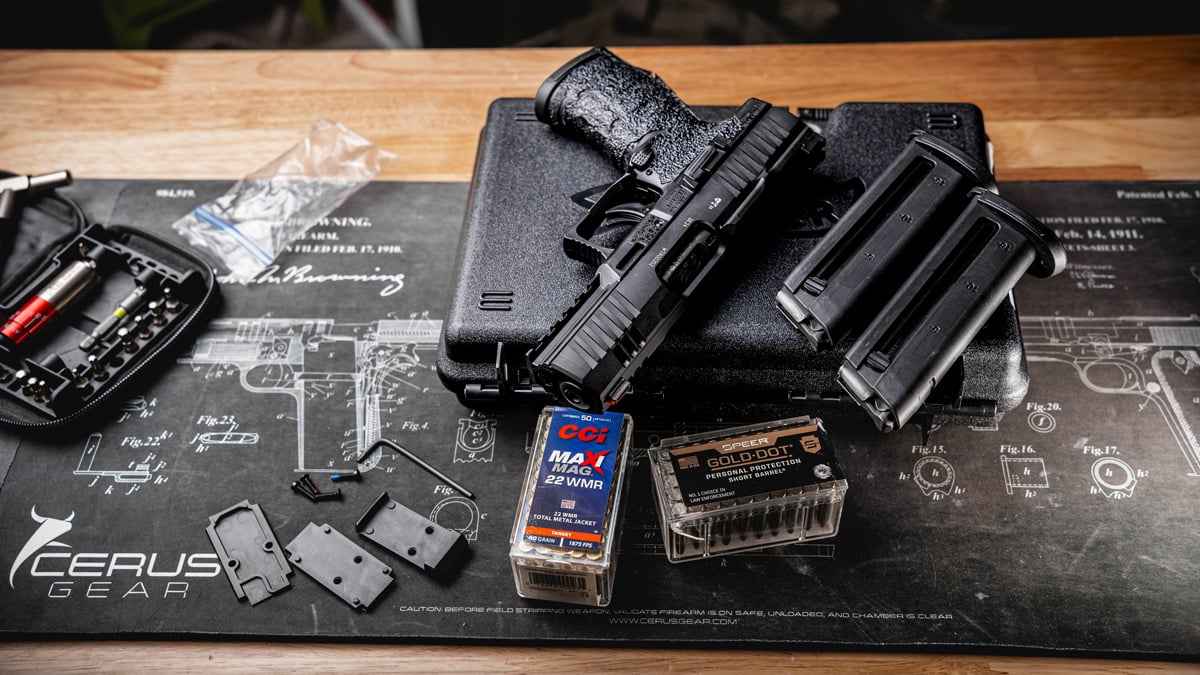 Walther WMP with optic plates, ammo and mags