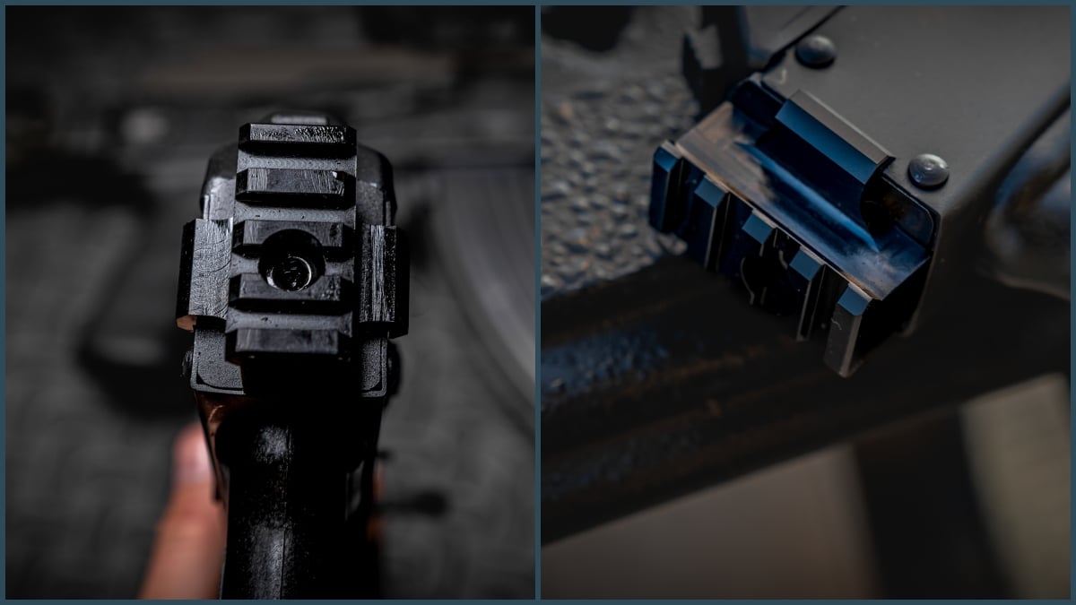 Pic rail on Micro Draco