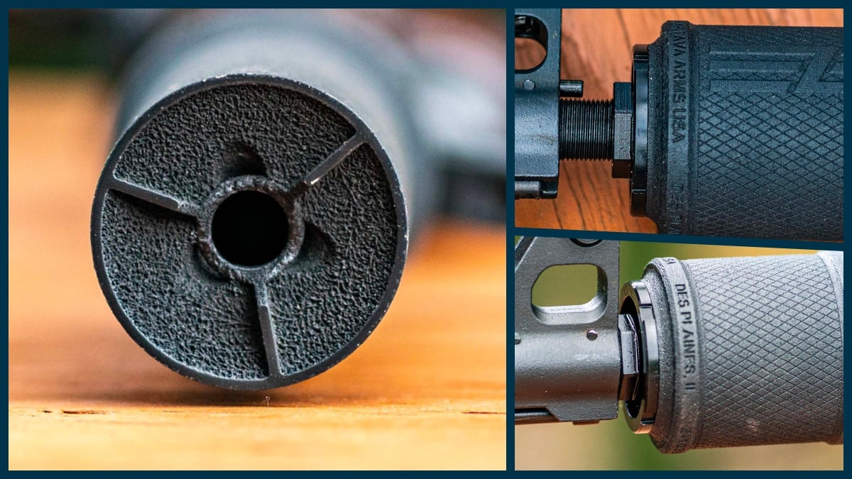 Zastava ZVuk Suppressor with M70 ZPAP Rifle