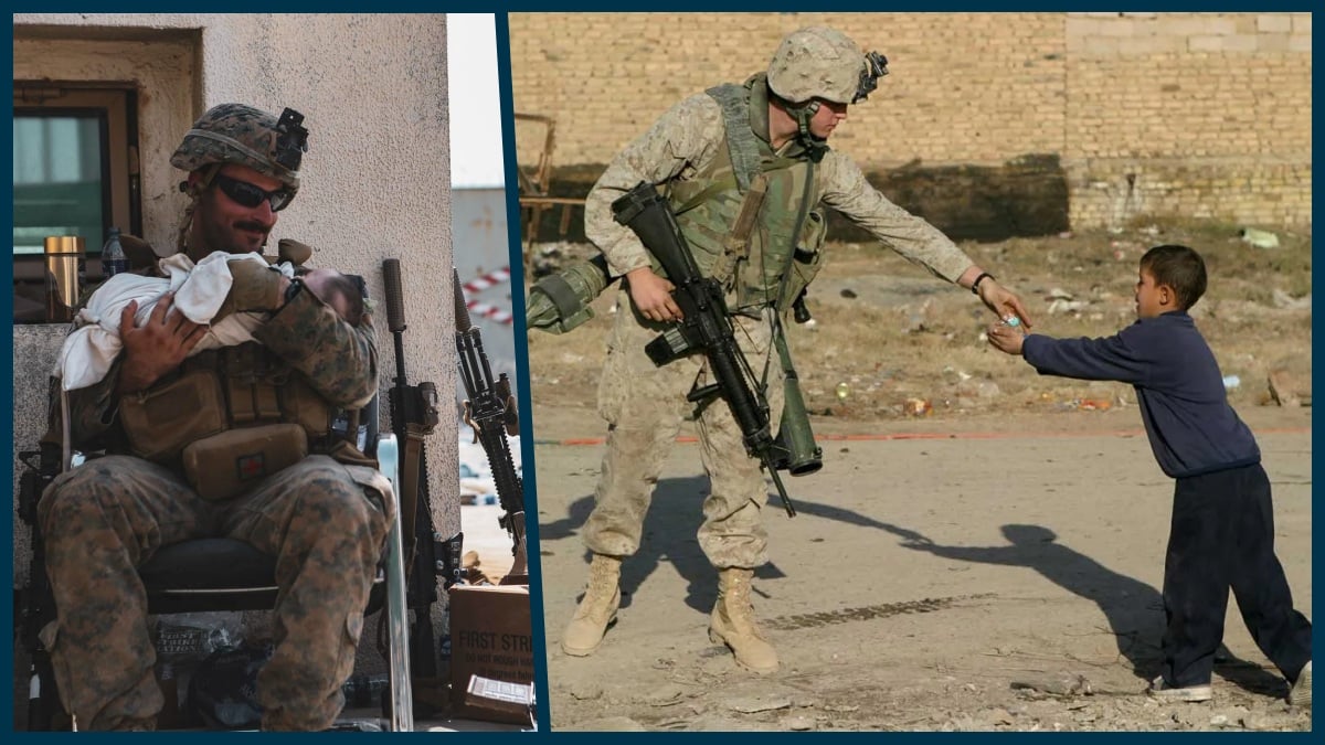Marines provide care to children in combat zones