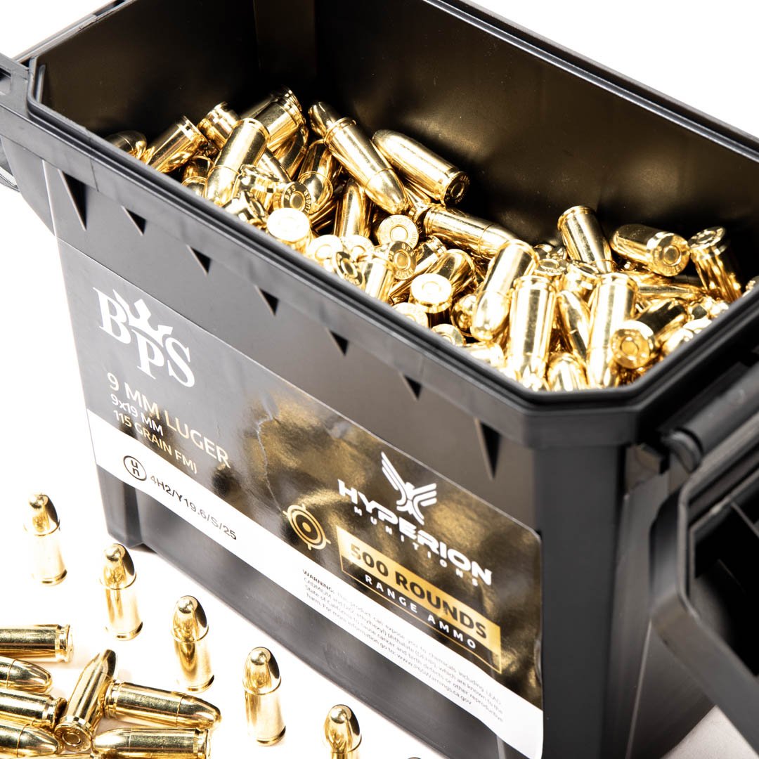 Bps Ammunition Hyperion Munitions 9mm (500 Rounds) - 9mm Luger