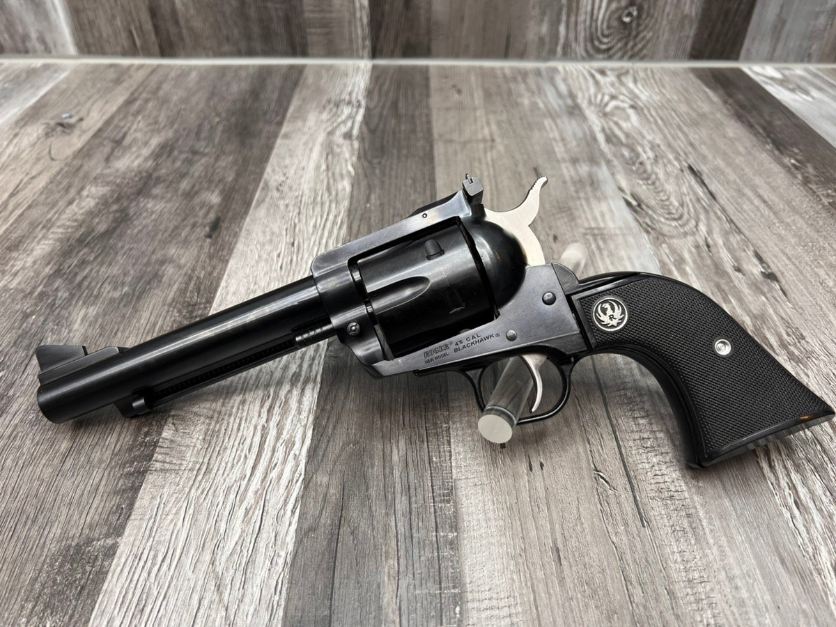Ruger Blackhawk matte black 5.5 inch .45 caliber revolver