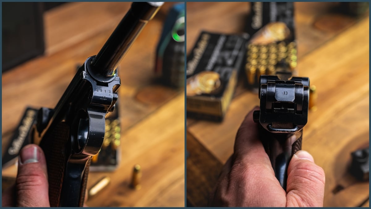 Luger P.08 parts number markings