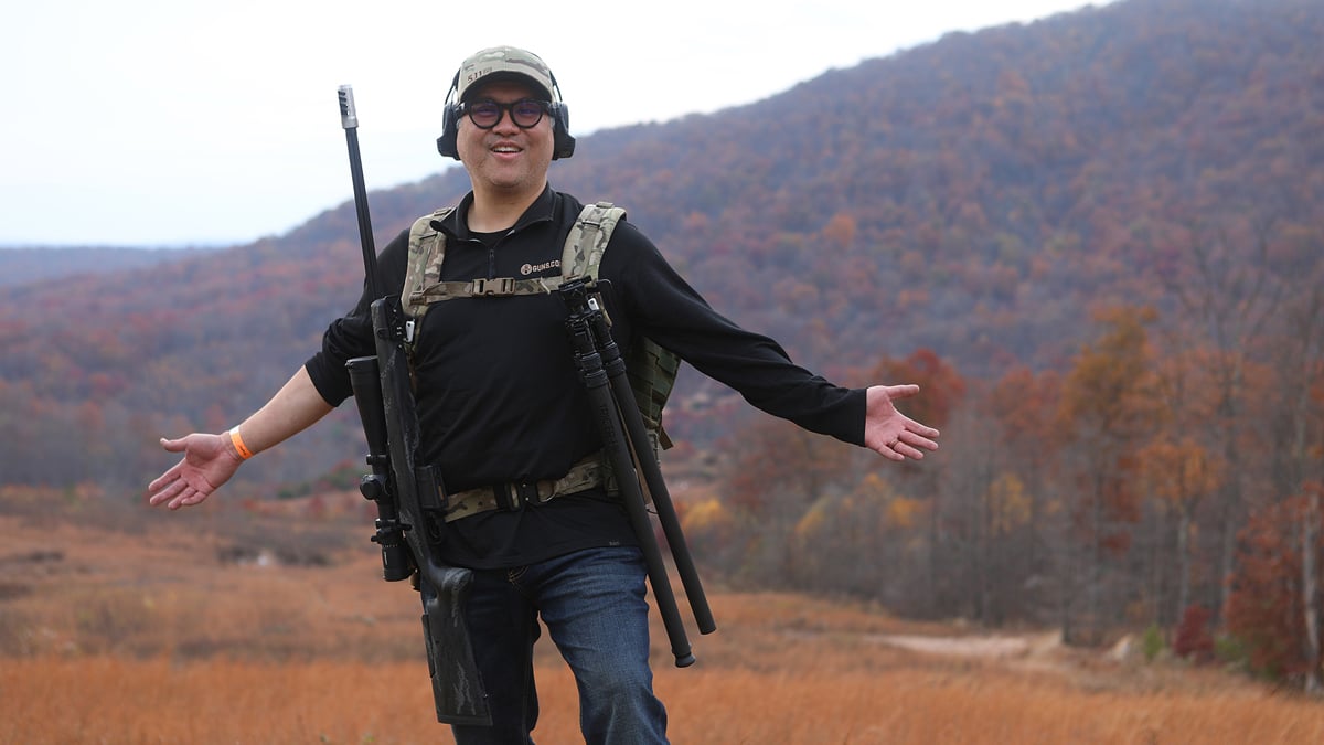 Dave using OBI Link System to carry gear