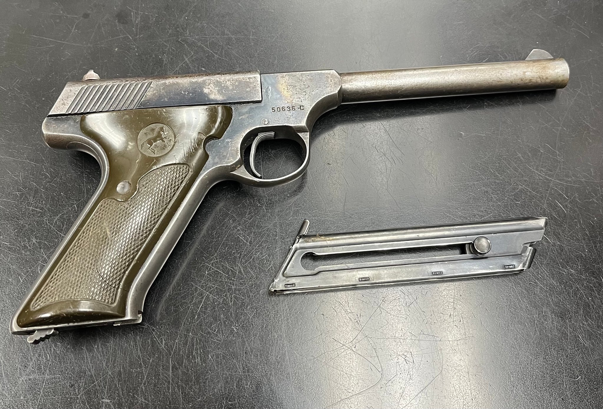 Colt Challenger .22 Cal Semi-Auto Pistol 6" Barrel Brown Finish