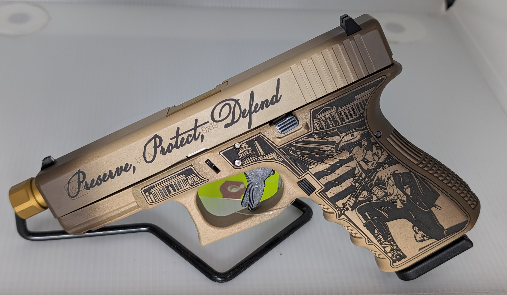 GLOCK G19 GEN3 ("WE THE PEOPLE" CUSTOM)