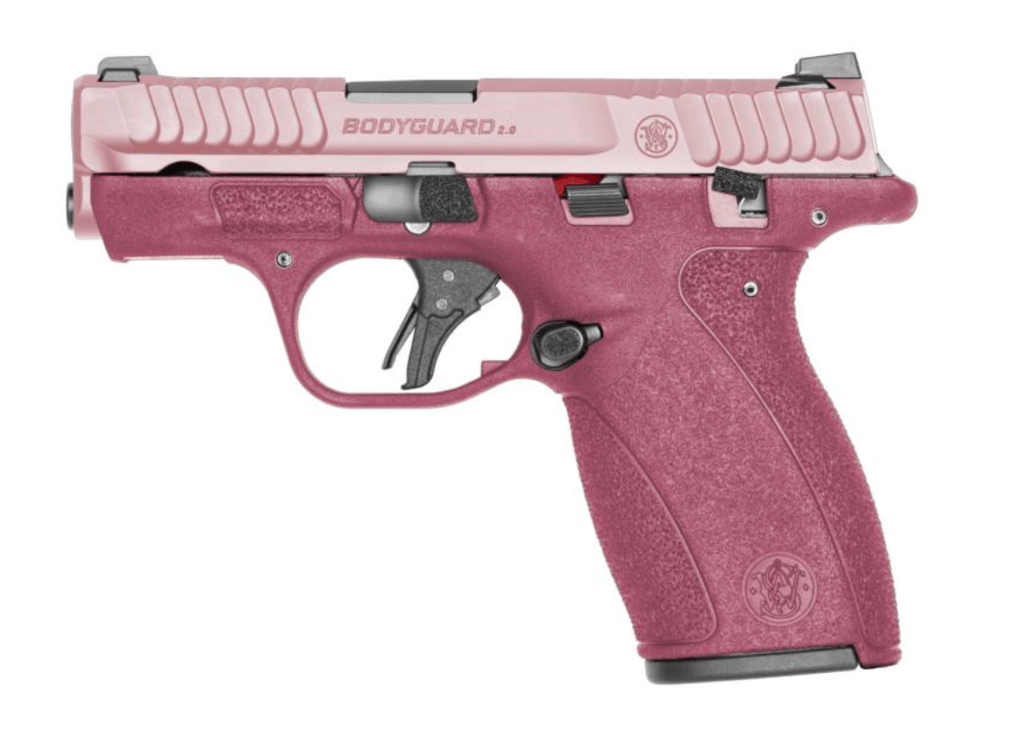 Smith & Wesson Bodyguard 2.0 3.1" .380 ACP (1)12rd/(1)10rd Pistol, Cranberry / Blush w/ TS - 14653
