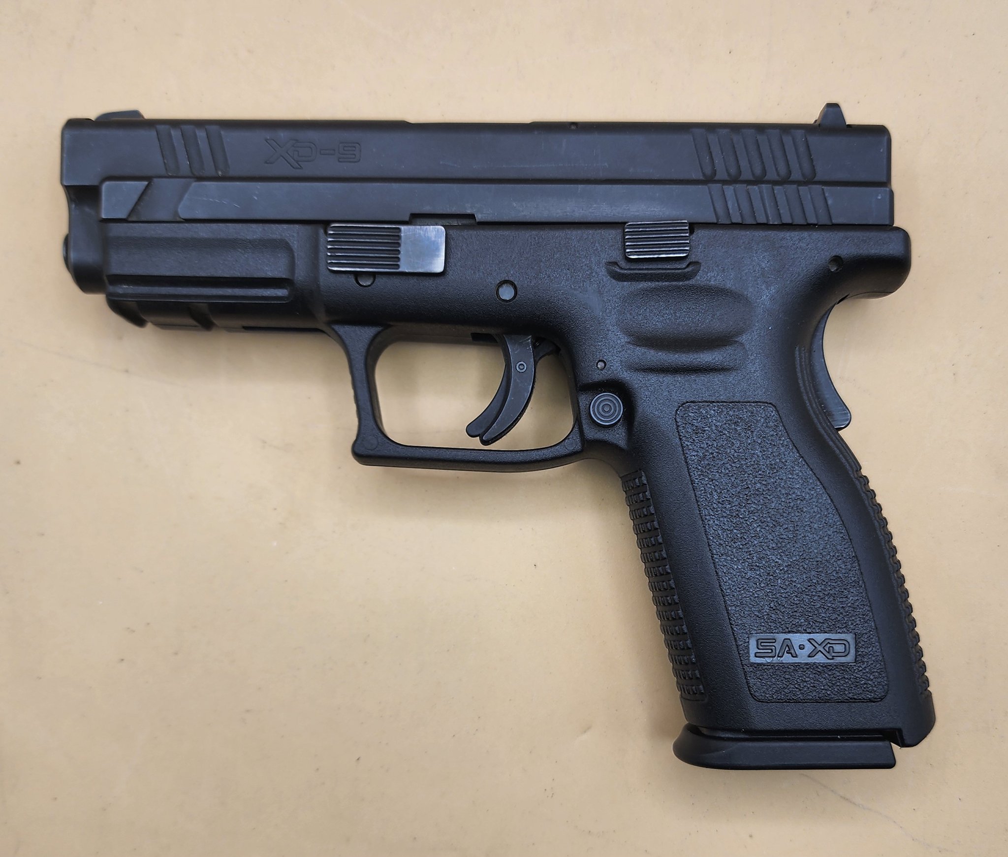 Springfield Armory XD-9 9mm Handgun with 4" Barrel Black Finish