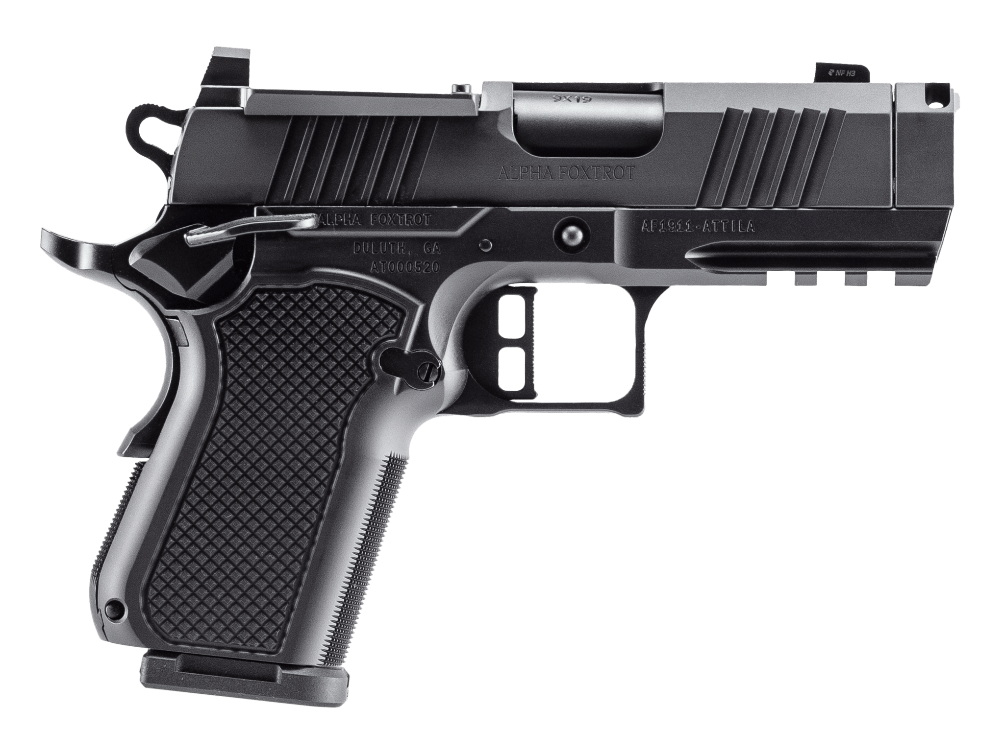 Alpha Foxtrot 1911 Attila (9mm) 15 Rds - For Sale - New