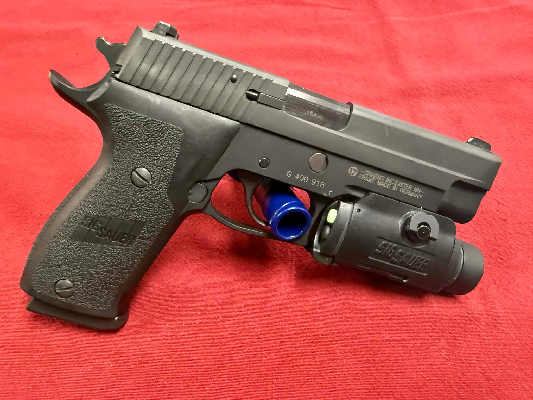 SIG SAUER P2022 MADE IN GERMANY 45 ACP WITH STL-900 WEAPON LIGHT