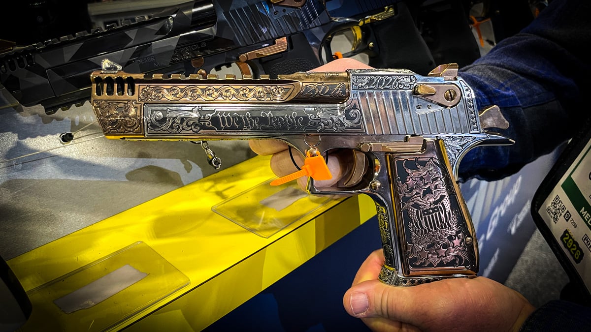 Engraved Desert Eagle