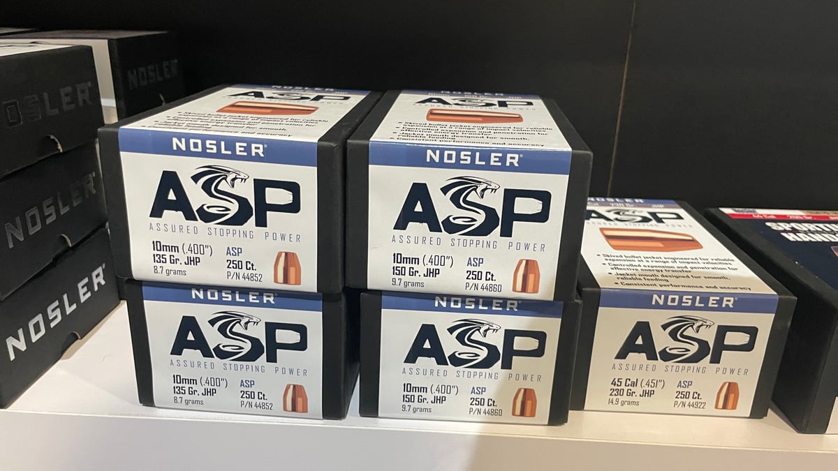 Nosler ASP Handgun Ammo