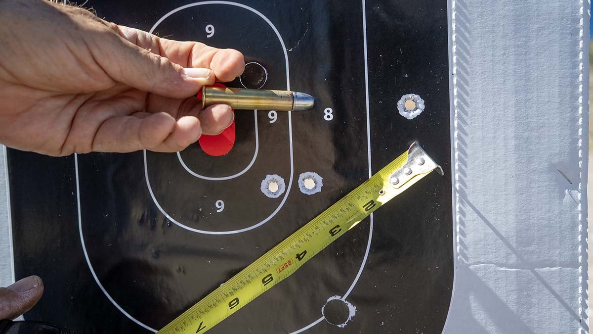target at 50 yards
