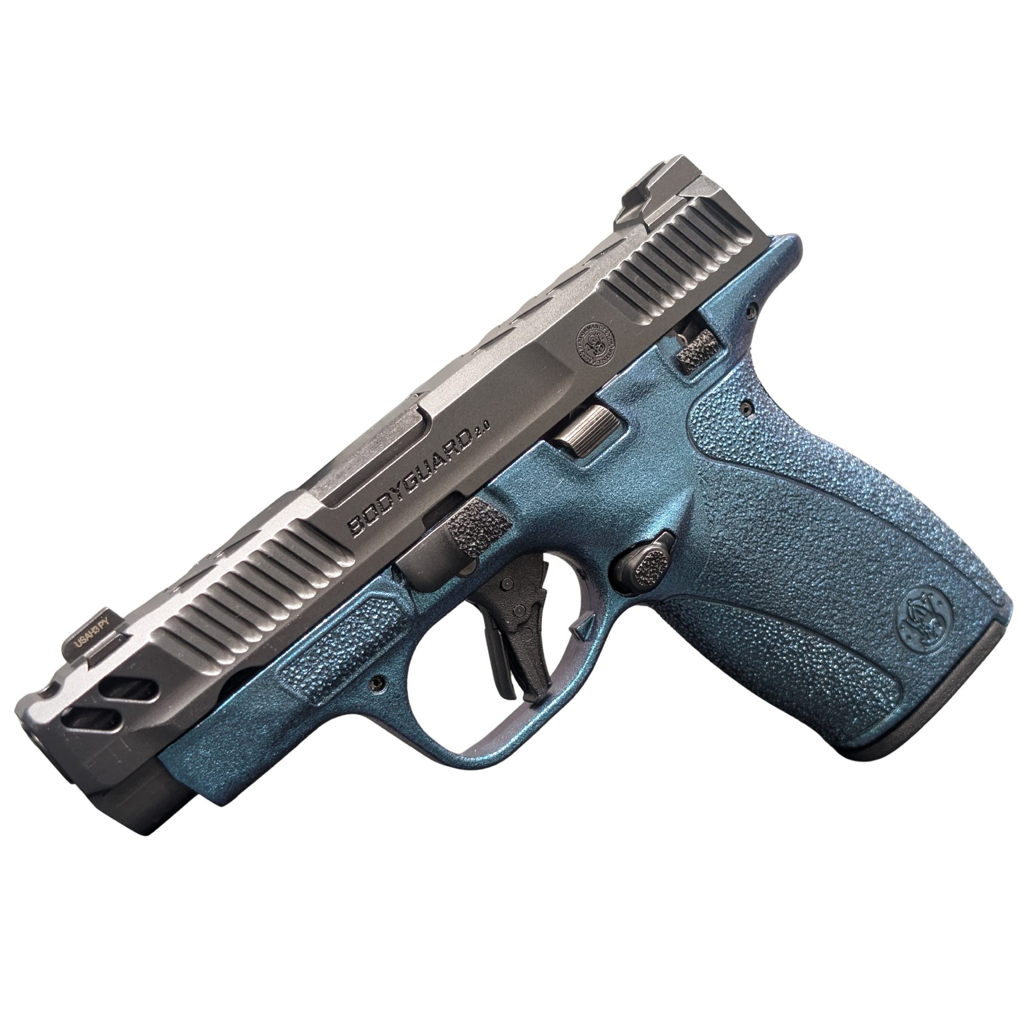 SMITH & WESSON PC BODYGUARD 2.0 CARRY COMP TYPHOON FRM 380ACP PISTOL 3.1 M.S 1-10RD, 1-12RD MAG