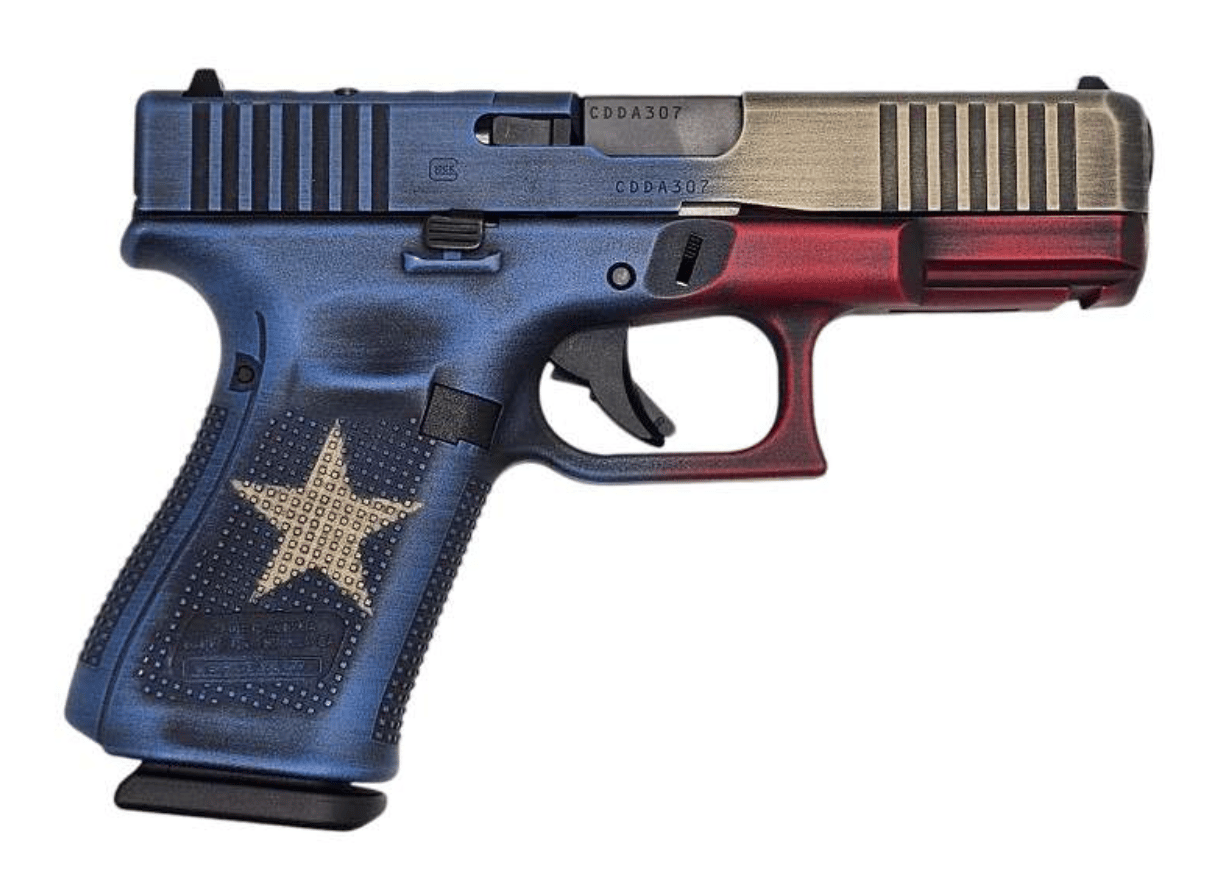 GLOCK G19 GEN 5 TX FLAG