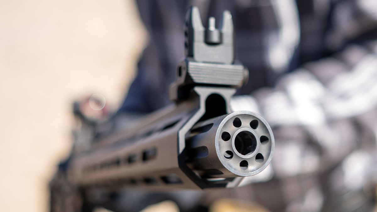 Springfield Armory Saint Victor 9mm Carbine muzzle drum