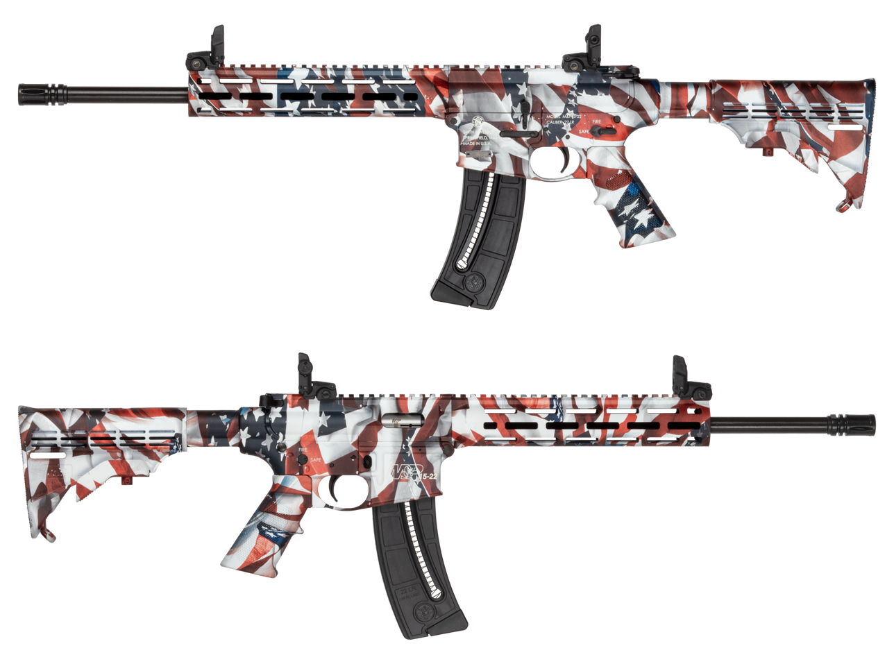 the new Flag Finish S&W M&P 15-22 Sport