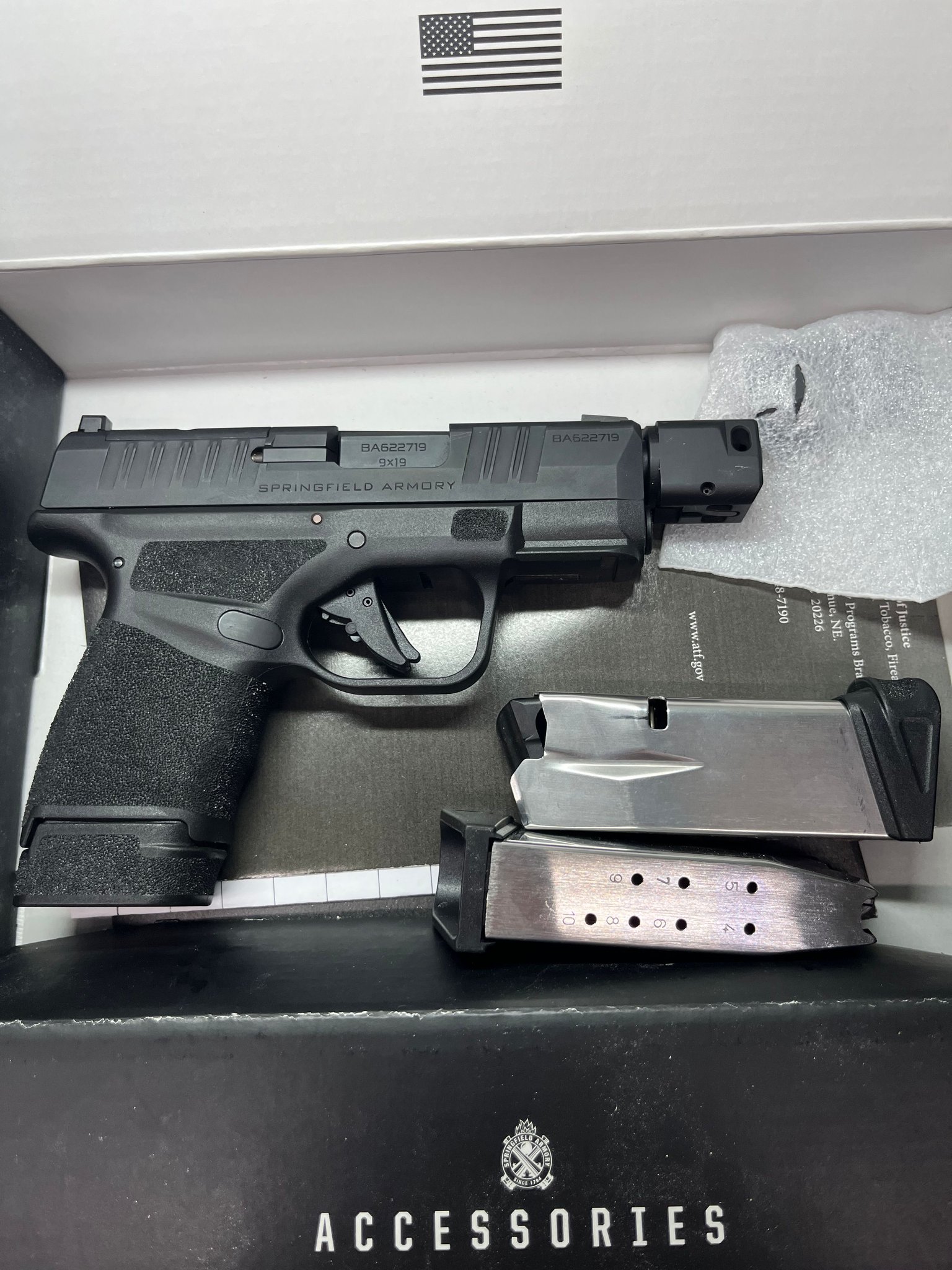 SPRINGFIELD ARMORY HELLCAT RDP 9mm luger (9x19 para)