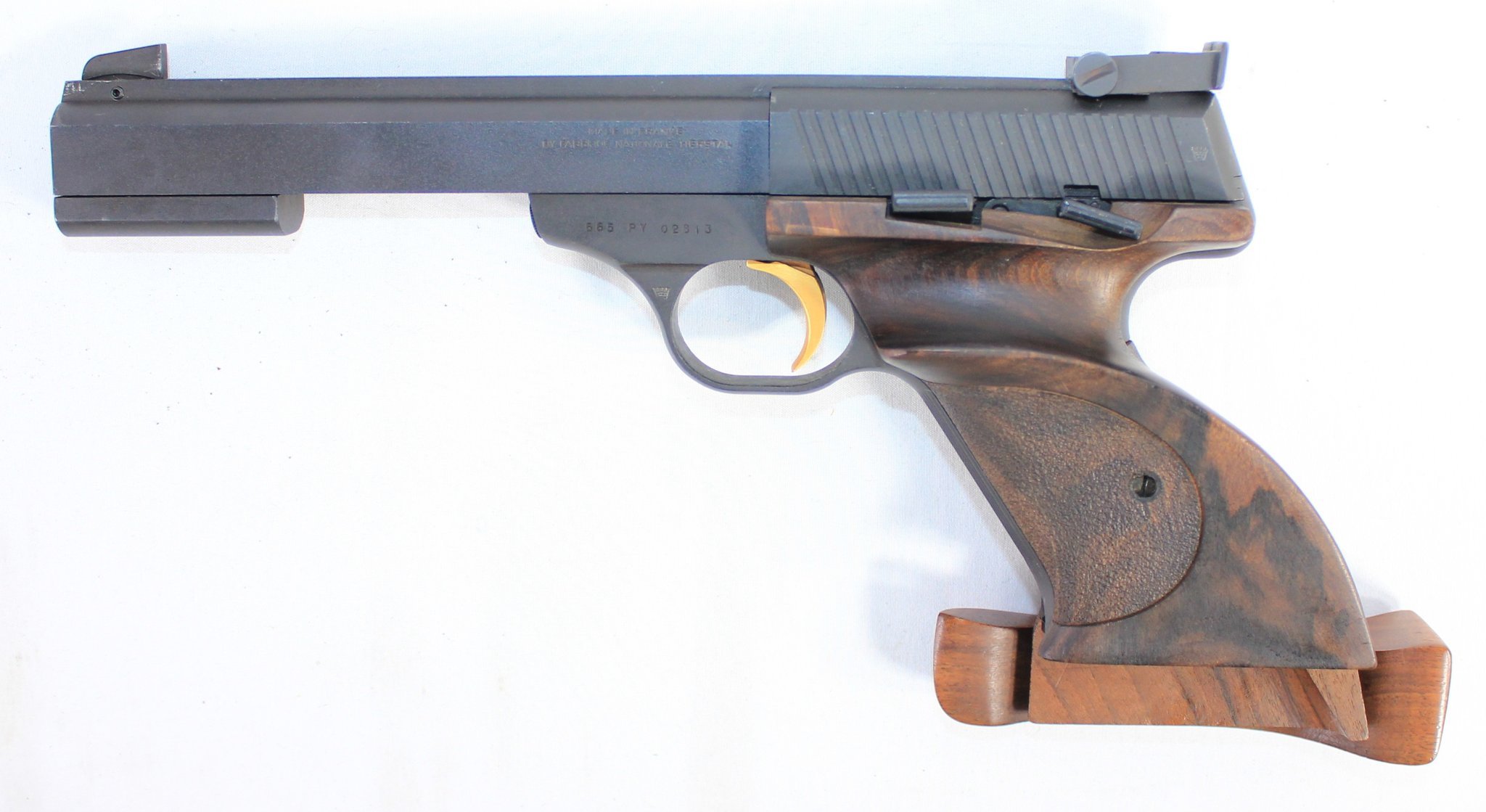 FN FN BROWNING INTERNATIONAL 22 LR MATCH TARGET PISTOL 6" BARREL BLUED MADE IN FRANCE 1-MAG .22 lr