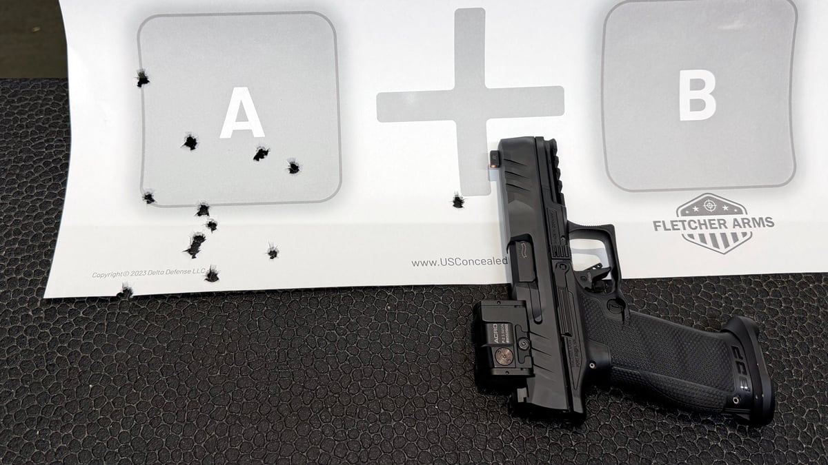 Walther PDP Pro Acro Full Size with target