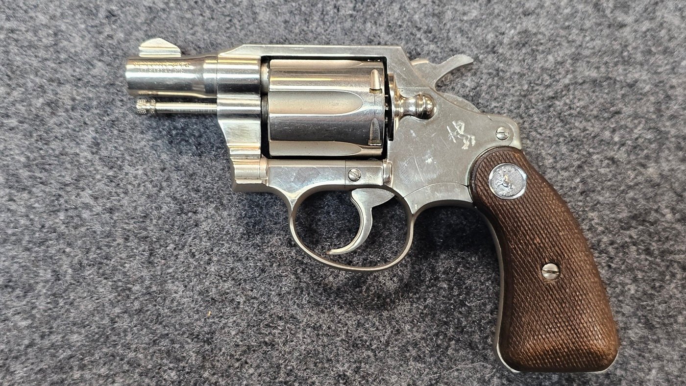 COLT 1954 NICKEL DETECTIVE SPECIAL .38