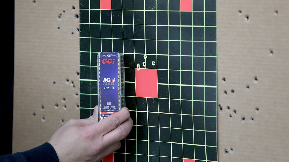 group on target at 15 yards