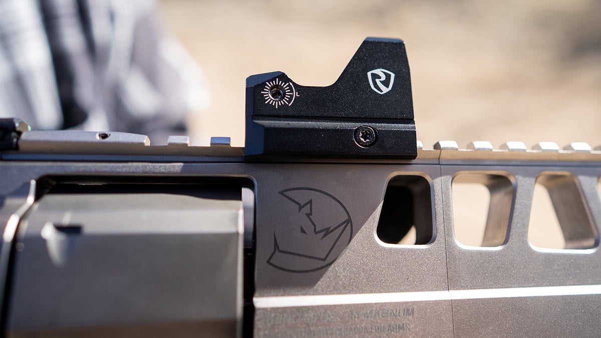 Riton red dot on Chiappa Rhino 60DS .44 Mag
