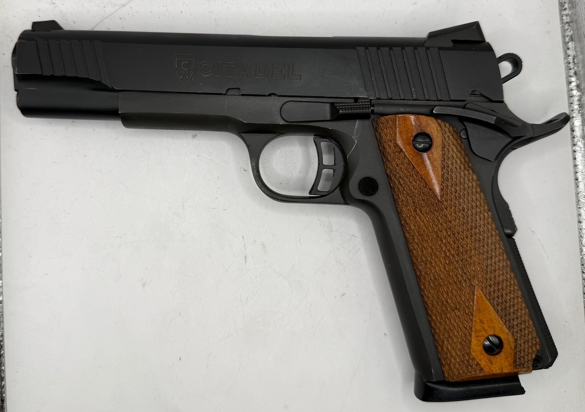 Citadel M1911-A1 .45 ACP 8-Round Semi Auto Handgun, 5.0 inch Barrel, Black