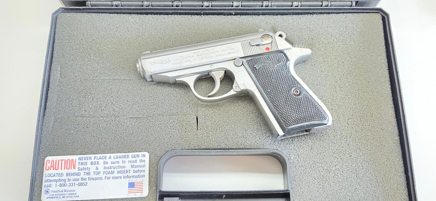 Walther Ppk/s Is Chambered In .380 Acp - For Sale, Used - Good