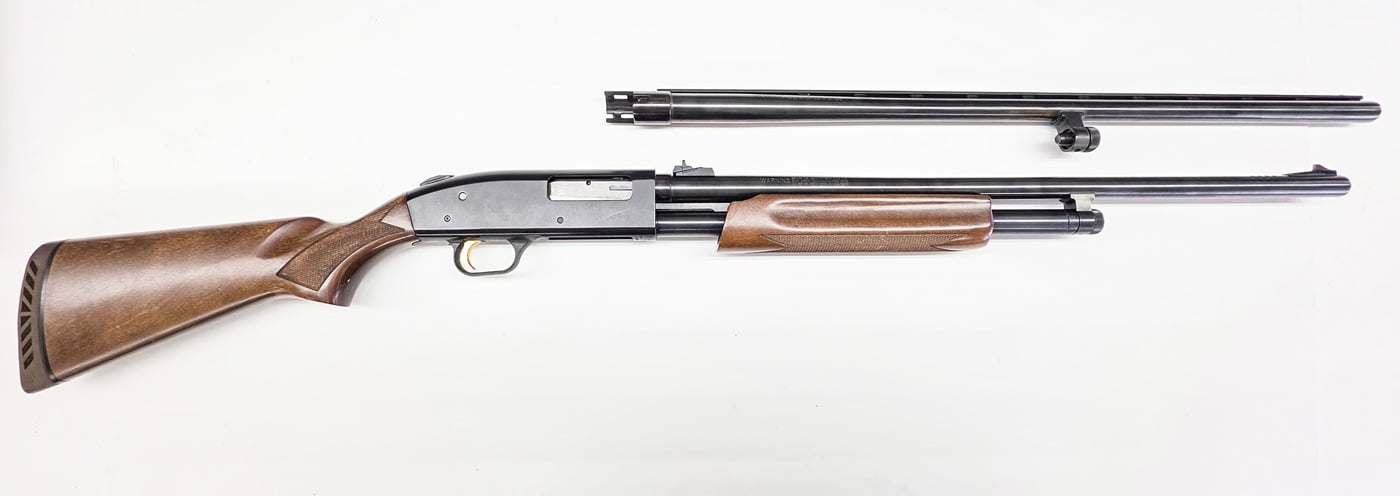 MOSSBERG MODEL 500C CHAMBERED IN 12 GAUGE EXTRA BARREL