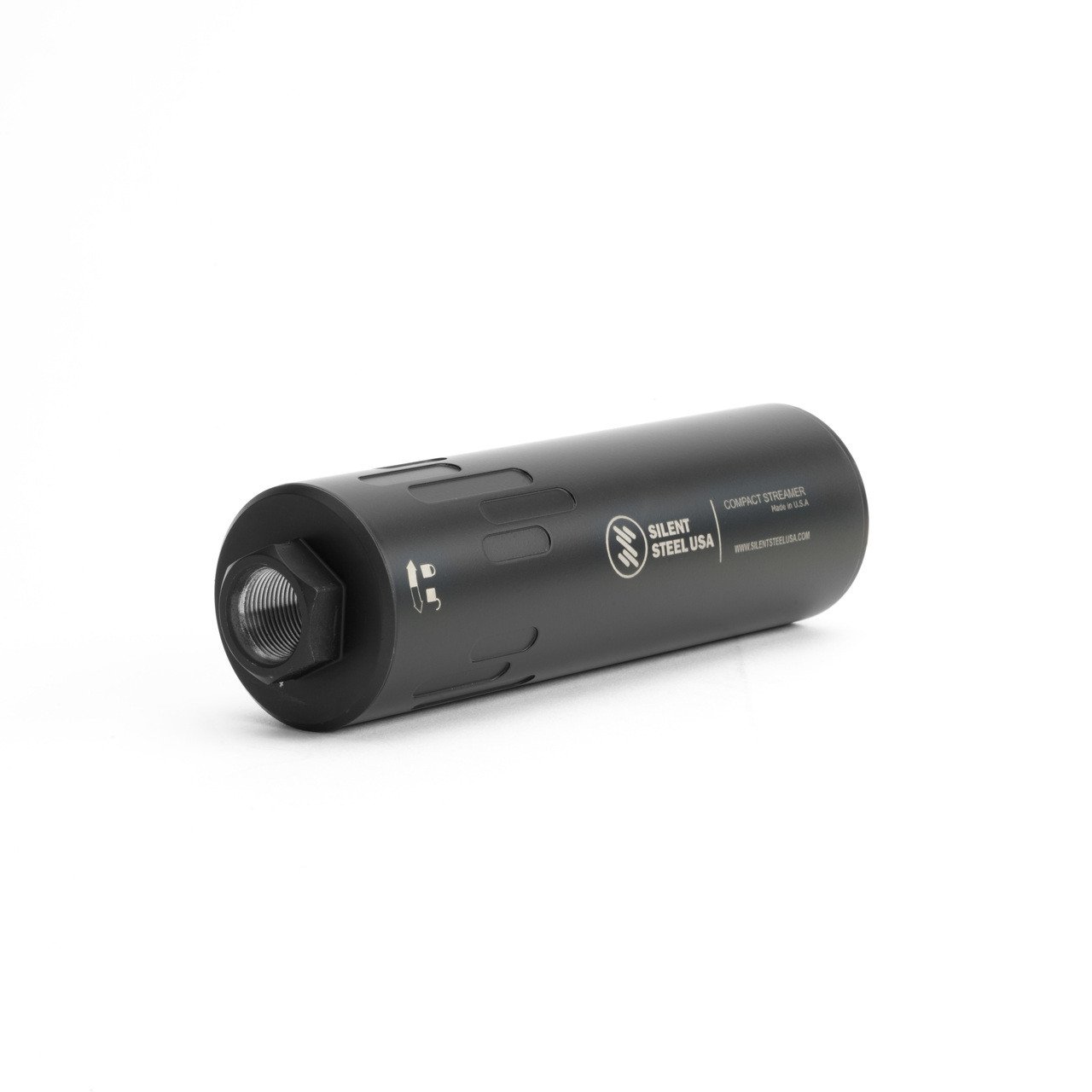 SILENT STEEL USA COMPACT STREAMER (HUB) [BLK] (9MM)