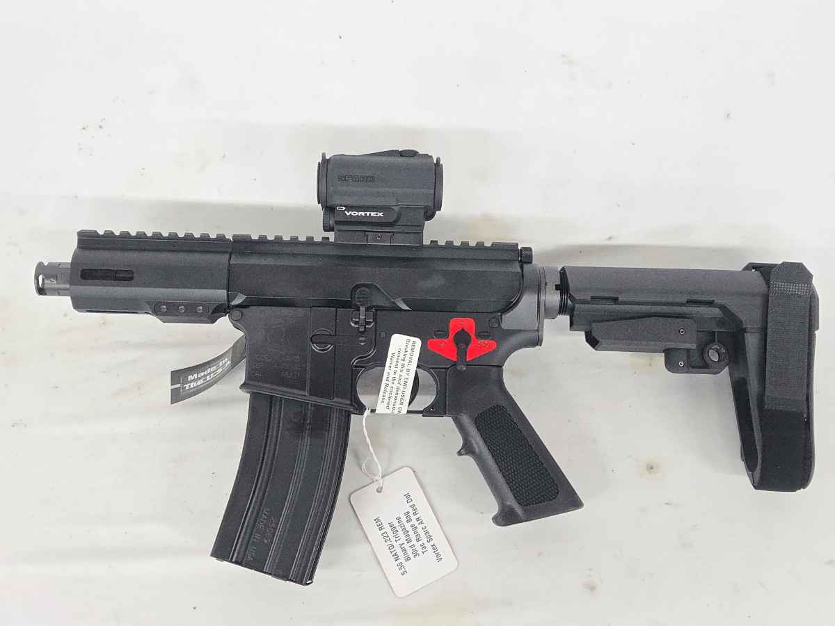 FRANKLIN ARMORY Franklin/BCA AR-15 Pistol w/Binary Trigger, Vortex Red Dot, Range Bag, SBA Brace