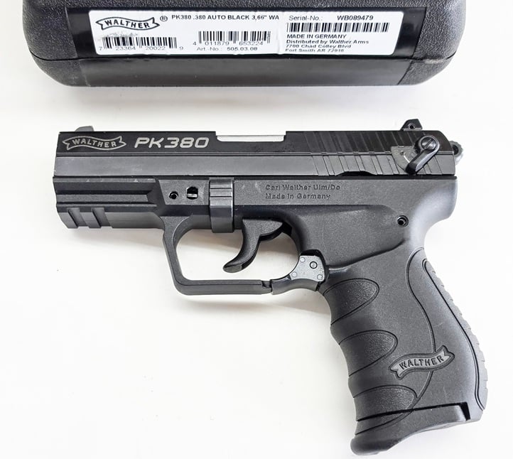 WALTHER PK380 IS CHAMBERED IN .380 ACP