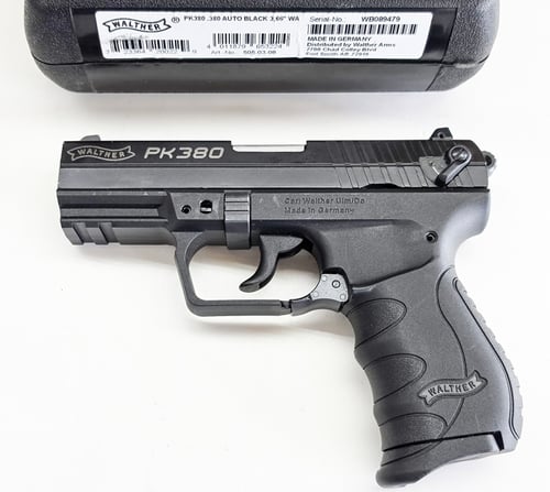 WALTHER PK380 IS CHAMBERED IN 380 ACP