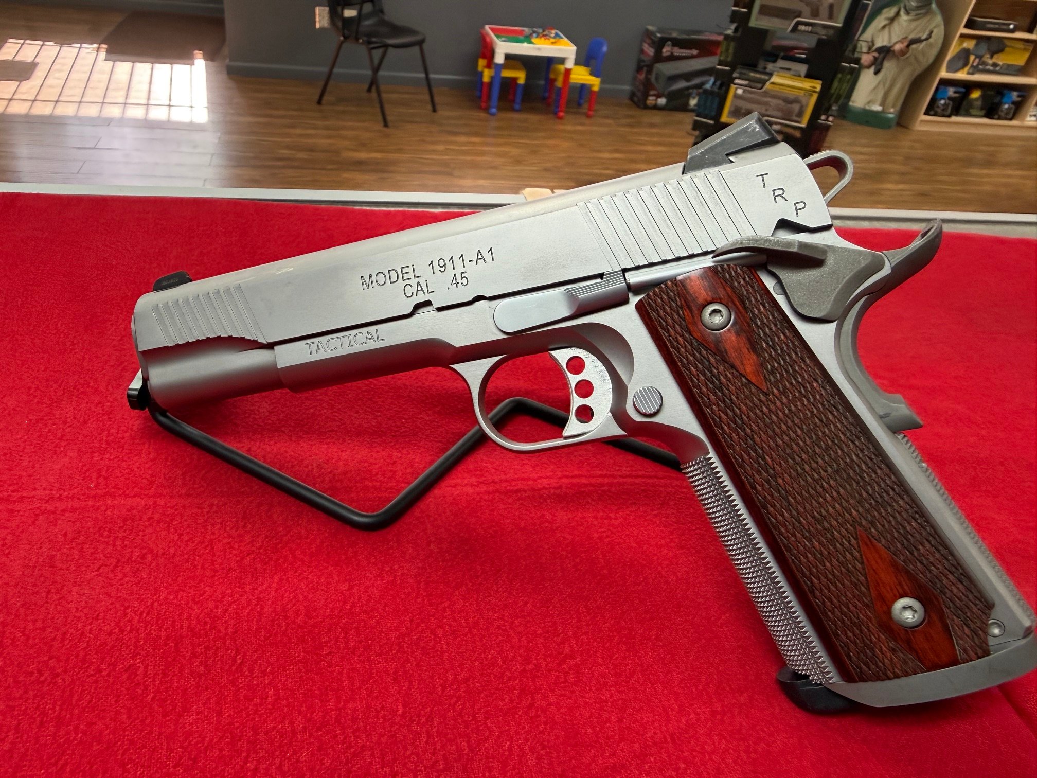 Springfield 1911 TRP CA .45 ACP Pistol, Stainless - PC9107LCA18