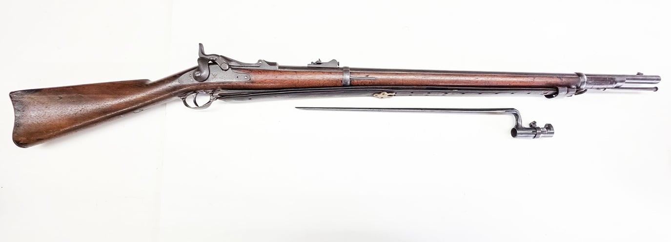 SPRINGFIELD ARMORY TRAPDOOR  MODEL 1878 CHAMBERED IN 45/70