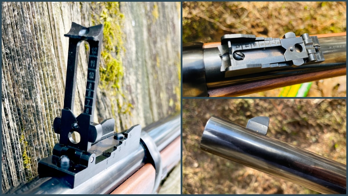Uberti Springfield Trapdoor Carbine sights